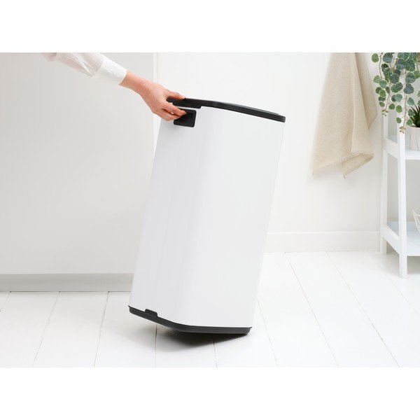 Bel jeklen koš za smeti na dotik 30 l Bo Touch – Brabantia-image-2