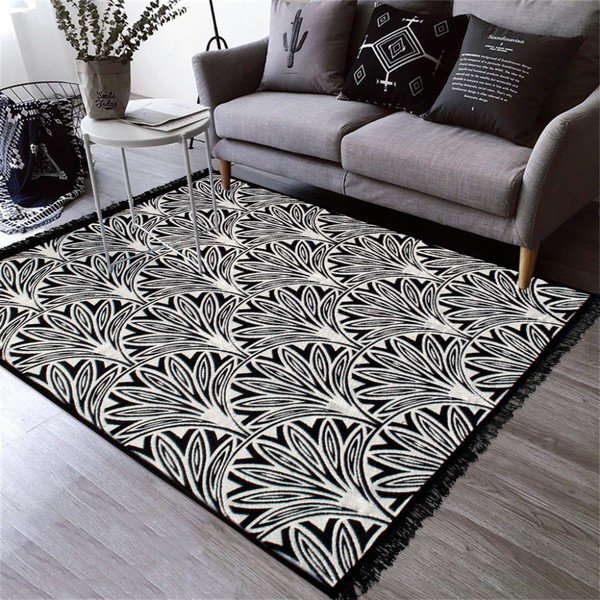 Obojestranska pralna preproga Kate Louise Doube Sided Rug Palm, 120 x 180 cm-image-1