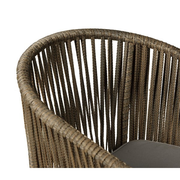 Komplet 2 sivo-rjavih vrtnih stolov Bonami Selection Trapani-image-3