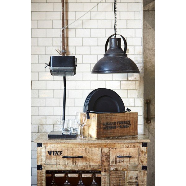 Stropna svetilka Old Light Black-image-1
