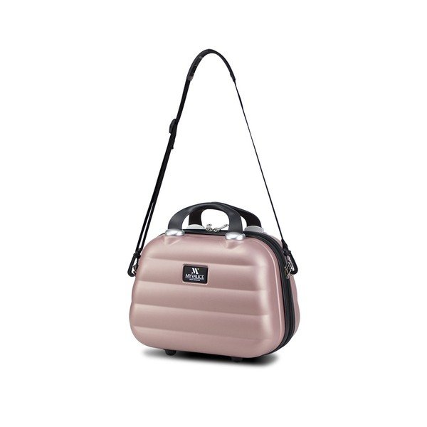 Roza potovalni kovček za ženske My Valice SMART BAG RESSNO Make Up & Hand Suitcase-image-2