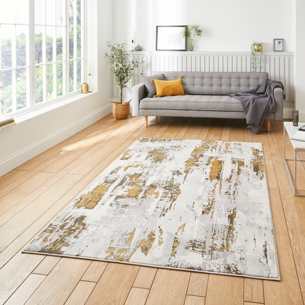 Siva/zlata preproga 170x120 cm Apollo - Think Rugs-image-2