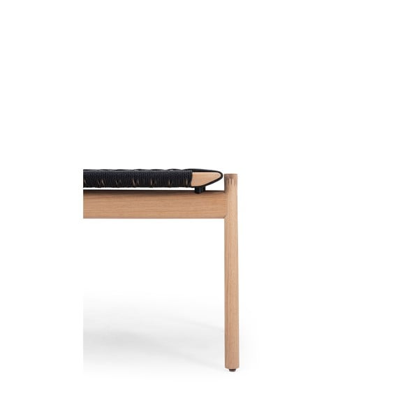 Črna/naravna klop Klupa – Gazzda-image-3