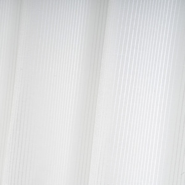 Bela prosojna zavesa iz mešanice lana 140x260 cm Fifties – Casa Selección-image-4