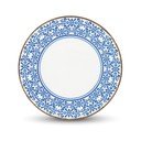 Bel/moder porcelanast krožnik ø 25 cm Azul – BonBistro