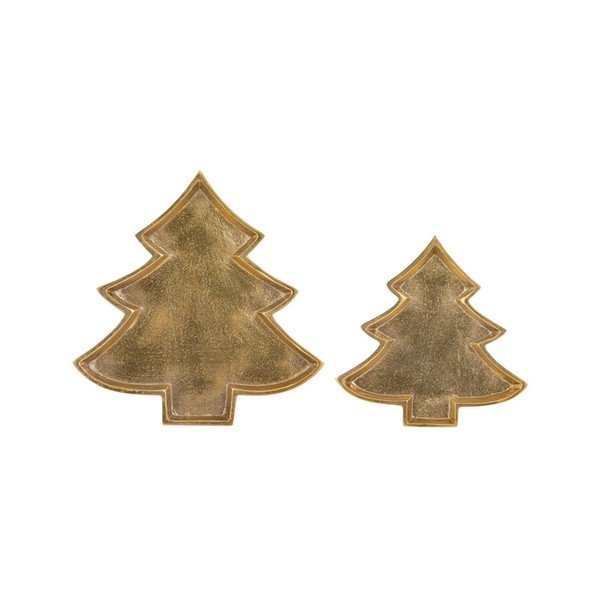 Kovinski dekorativni pladenj 24x23 cm Noelle Christmas Tree – Ladelle