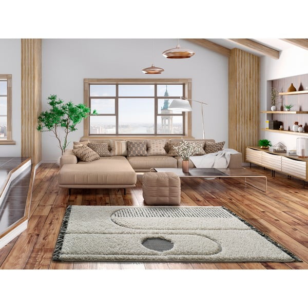 Bež preproga Universal Horizon Line, 128 x 190 cm-image-2