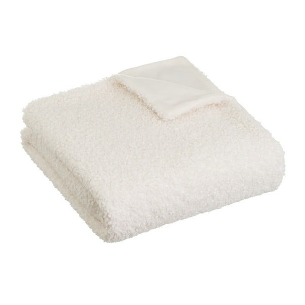 Bela odeja iz sherpa flisa 130x160 cm Sherpa – Casa Selección