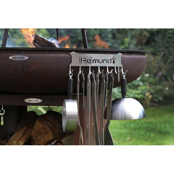 Rjav zunanji žar na drva Remundi Carus M, ø 82 cm-image-1