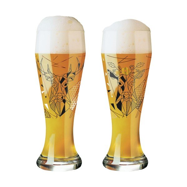 Komplet 2 kozarcev za pivo Ritzenhoff Weizen, 645 ml