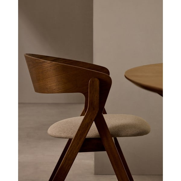 Rjav jedilni stol Godia – Kave Home-image-1