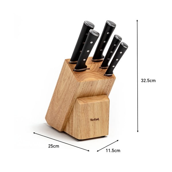 Blok za nože s 5 noži Ice Force - Tefal-image-2