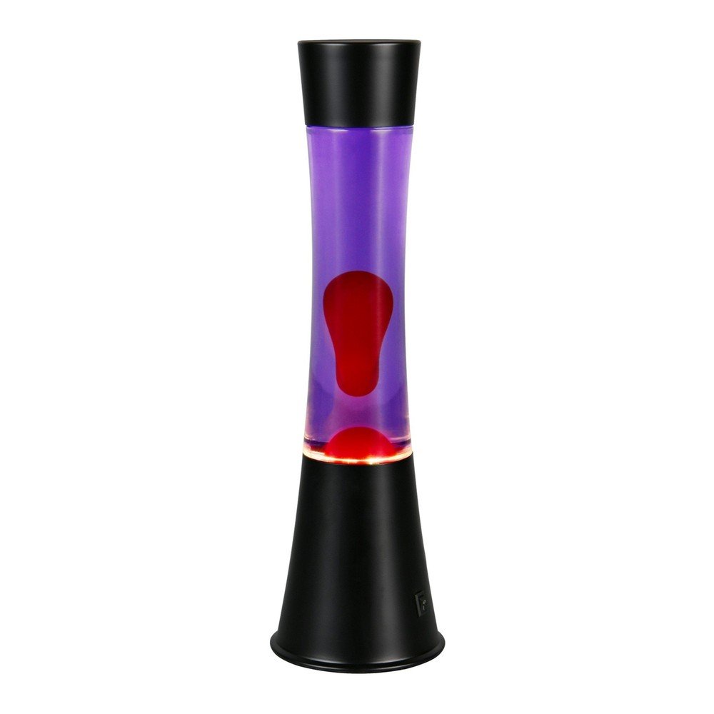 Črna LED lava svetilka (višina 39,5 cm) Etna