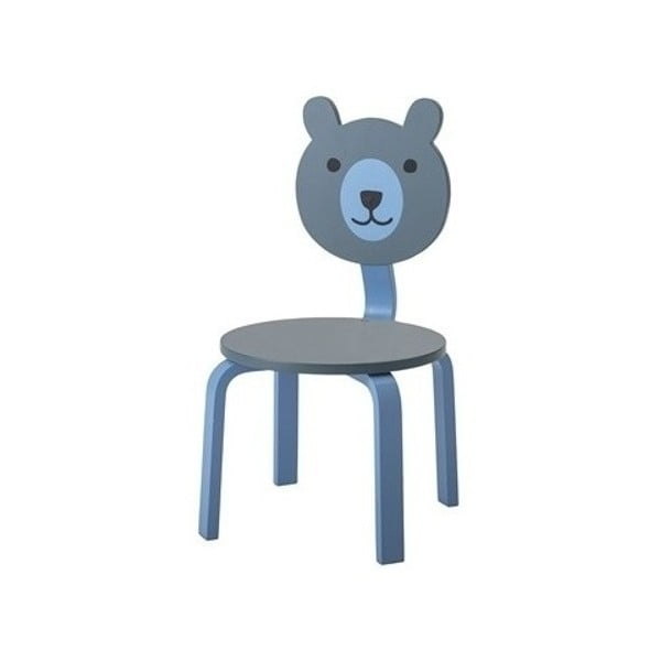 Modri visoki stolček Bloomingville Bear