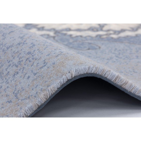 Modra volnena preproga 200x300 cm Mawson – Agnella-image-1