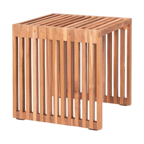 Stranska mizica iz masivnega tika 40x40 cm Pego – House Nordic-image-2