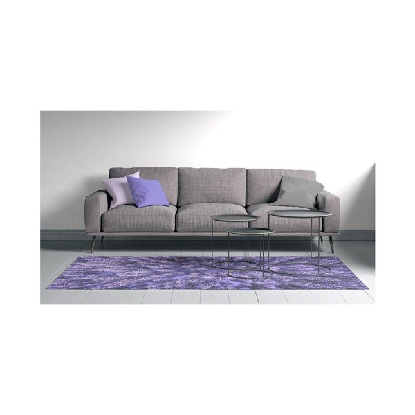 Vijolična preproga Oyo home Suzzo Flower, 140 x 220 cm-image-1