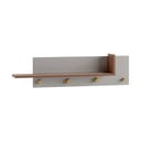 Svetlo siv stenski otroški obešalnik Cube - Pinio