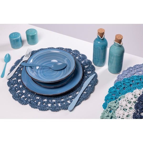 Papirnati pogrinjki v kompletu 6 kos ø 38 cm Uncinetto - VDE Tivoli 1996-image-2