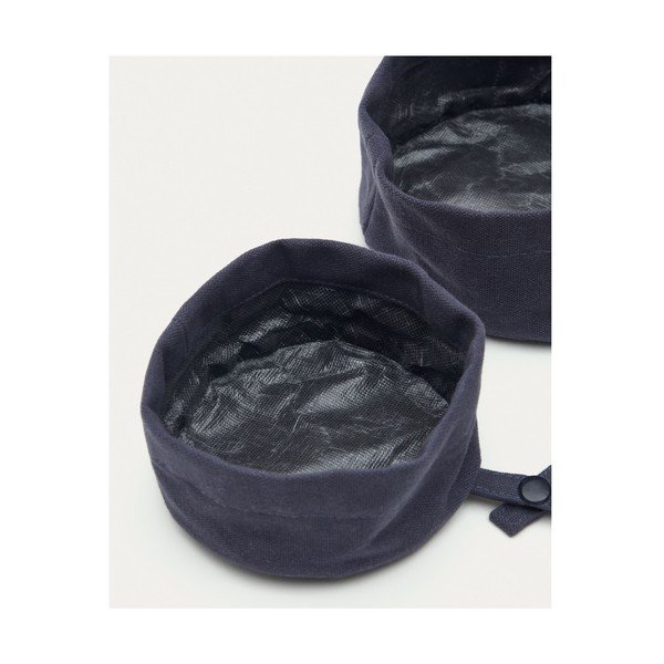 Tekstilna zložljiva potovalna skleda za psa v kompletu 2 ks ø 16 cm Trufa - Kave Home-image-3