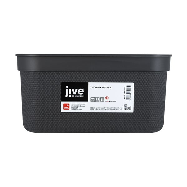 Plastična škatla za shranjevanje s pokrovom Deco - Rotho-image-4