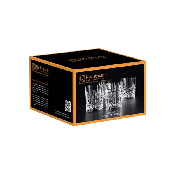 Kozarci v kompletu 4 ks za viski 345 ml Highland – Nachtmann-image-1