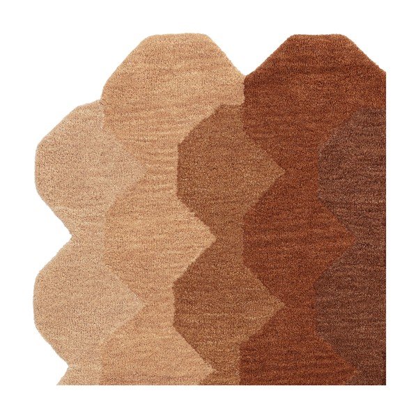 Opečnato oranžna volnena preproga 160x230 cm Hive – Asiatic Carpets-image-3