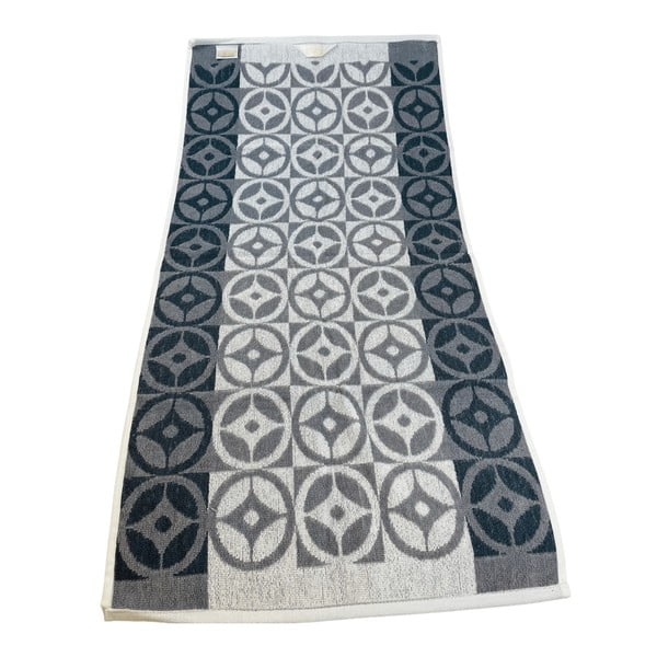 Siva bombažna brisača 70x140 cm Compass – JAHU collections-image-2