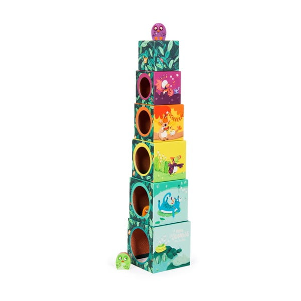 Stolp iz kock Dans la Jungle - Moulin Roty-image-2