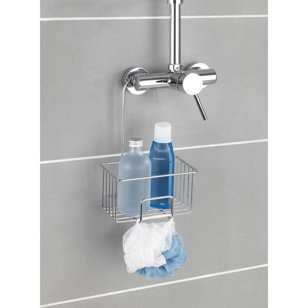 Viseča kopalniška polica iz nerjavečega jekla v sijajno srebrni barvi Milito – Wenko-image-1