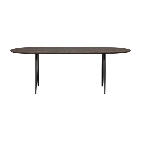 Jedilna miza s hrastovo mizno ploščo 90x220 cm Tablo – WOOOD