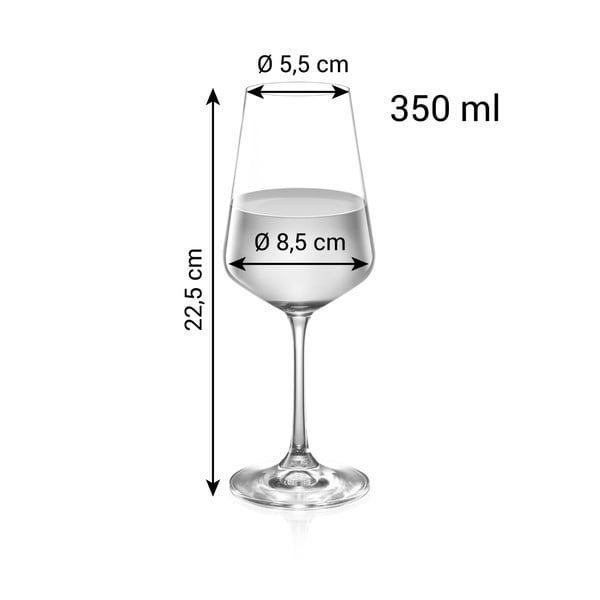 Kozarci za vino v kompletu 6 ks 350 ml Giorgio – Tescoma-image-3