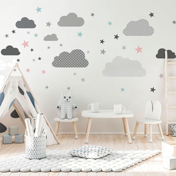 Stenska nalepka Ambiance Scandinavian Clouds From The Far North-image-1