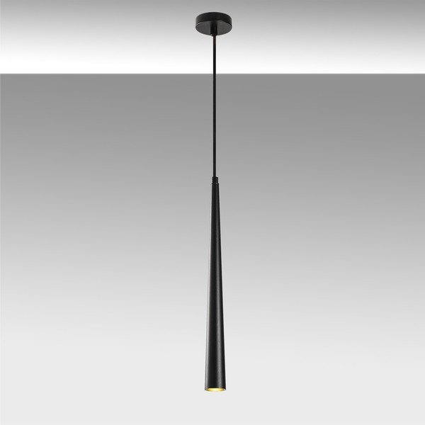 Črna viseča svetilka Opviq lights Uğur-image-1