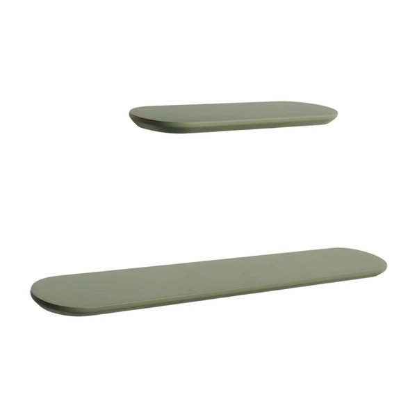 Zeleni polici v kompletu 2 ks 55 cm Arely – Kave Home