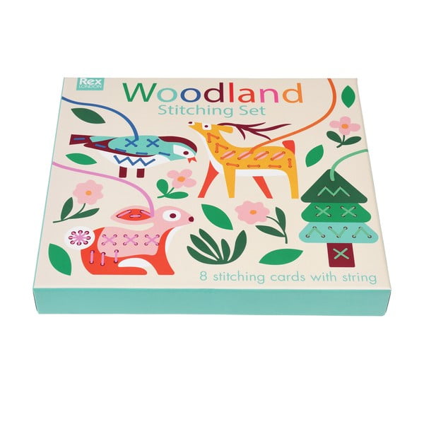 Komplet za ustvarjanje Stitching set Woodland – Rex London-image-2