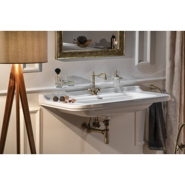 Stoječa armatura za umivalnik v bronasti barvi Antea – Sapho-image-2