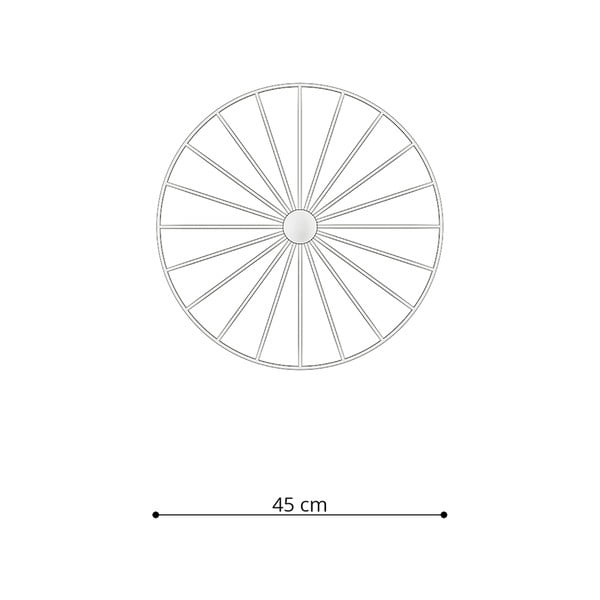 Črna stropna svetilka ø 45 cm Soho – Sollux-image-4