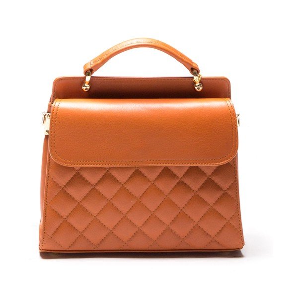 Luisa Vanini usnjena torbica 2069 Cognac-image-2