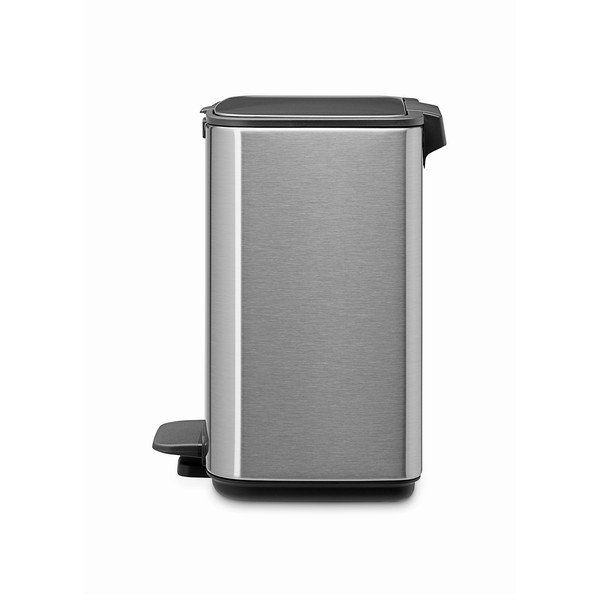 Jeklen koš za smeti s pedalom v mat srebrni barvi 4 l Bo – Brabantia-image-4