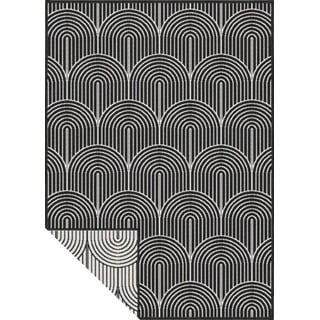 Črna/bela zunanja preproga 80x150 cm Pangli Black – Hanse Home