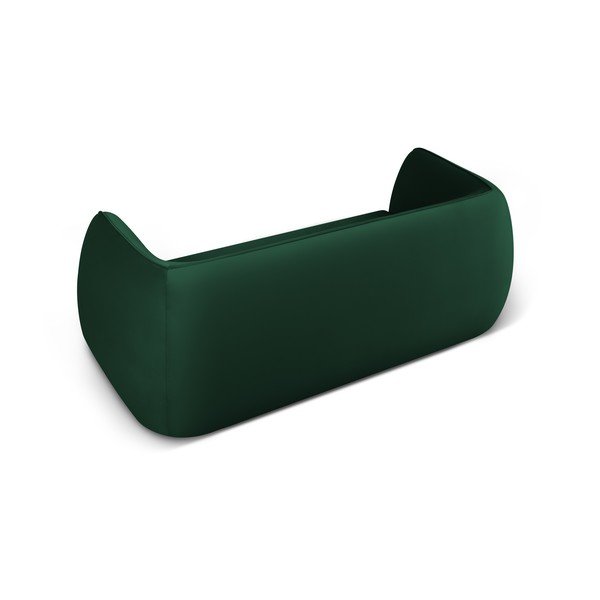 Zelena žametna sedežna garnitura 190 cm Lando – Micadoni Home-image-3