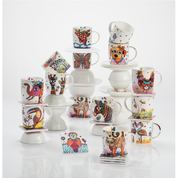 Porcelanast lonček Maxwell & Williams Smile Style Boobook, 400 ml-image-1