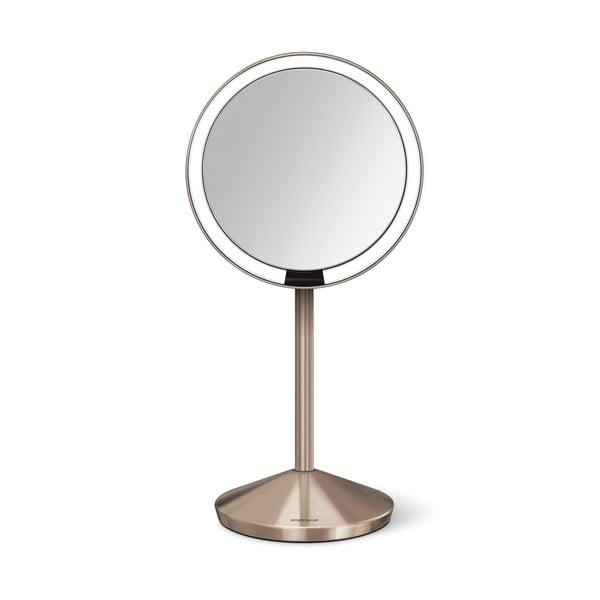 Kozmetično ogledalo z lučjo/povečevalno (10x) ø 12 cm Travel – simplehuman-image-1