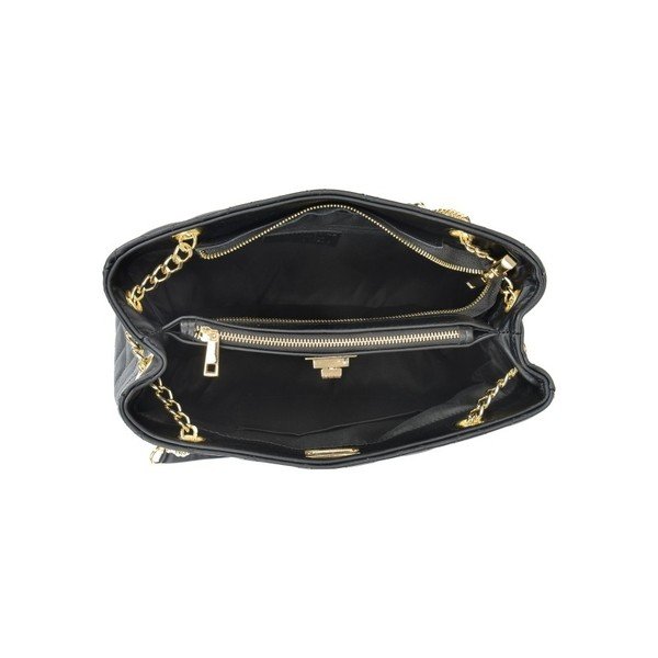Črna usnjena torbica Isabella Rhea Perta Nero-image-4