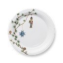Bel porcelanast krožnik z božičnim motivom ø 27 cm Hammershøi Christmas – Kähler Design