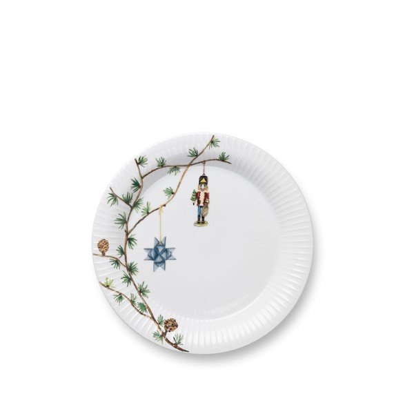 Bel porcelanast krožnik z božičnim motivom ø 27 cm Hammershøi Christmas – Kähler Design