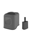 Antracitno siv komplet mačjega stranišča in lopatice Biala – Rotho