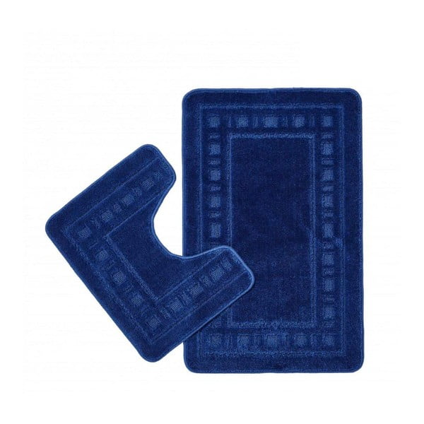 Modre kopalniške preproge v kompletu 2 kos 80x50 cm Armoni - Catherine Lansfield