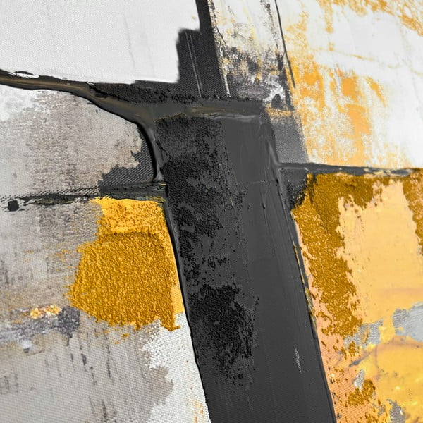 Slika z ročno naslikanimi elementi 70x100 cm Jade – Styler-image-4